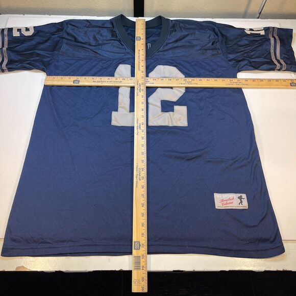 VINTAGE DALLAS COWBOYS Roger Staubach Throwback Football Jersey Sz XXL - Picture 6 of 6